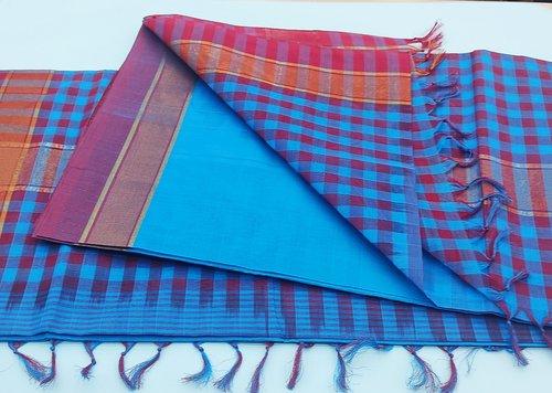 MANAMEDU COTTON SAREES WITH BLOUSE